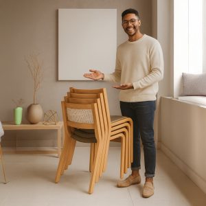 Alternative view of Silla Pluma Junco