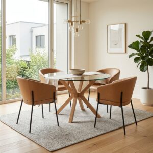 Alternative view of Sitial Loto Lounge Poltrona– Sofisticación Italiana en Cuero Natural