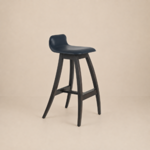 Piso Venezia   negro veta-cuero azul