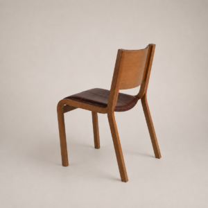 Alternative view of Silla Pluma miel ulmo - cuero fargo whisky